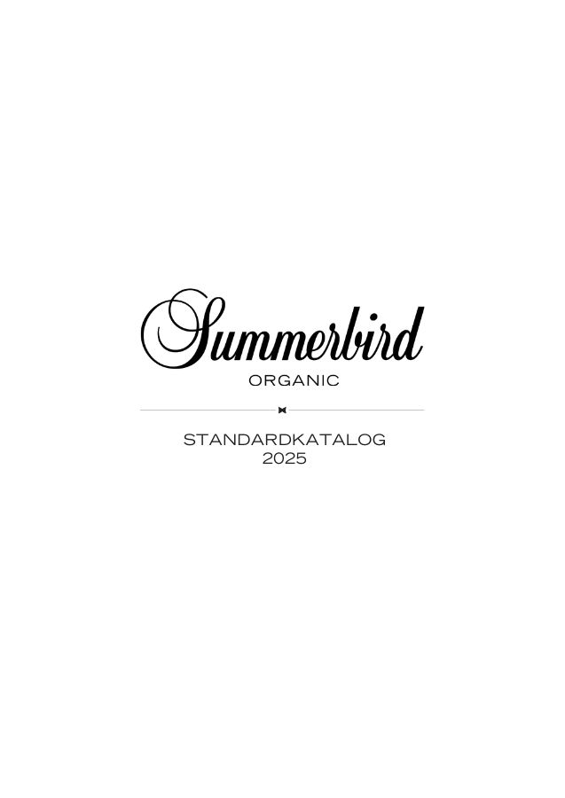 Katalog SummerBird organic Standard katalog 2025